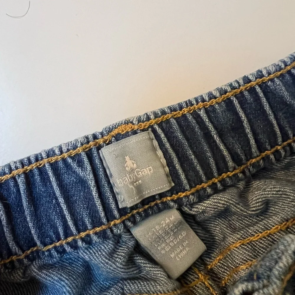 Baby Gap Patchwork Toddler Denim Jeans‎ Size 18-24 Months